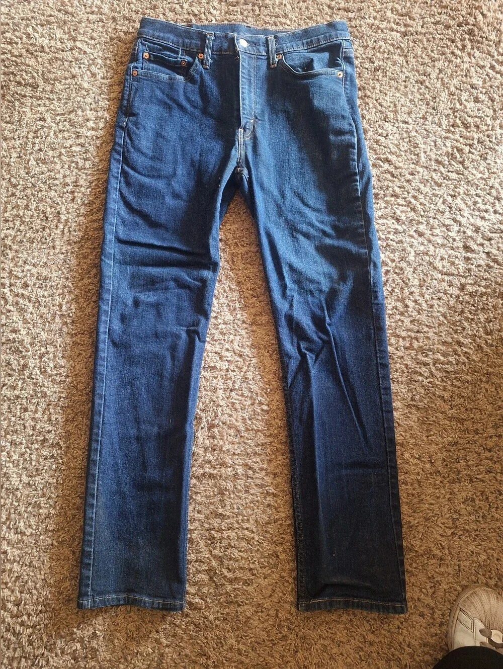 514's Levi's Men's  Straight Dark Blue Jeans